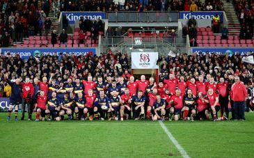 Half-time game v Banbridge Barbarians at Ulster v Toulouse European QF 2022.