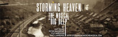 Storming Heaven the musical logo