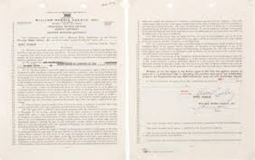 Elvis Presley William Morris Agency Contract, Elvis Collector, Elvis Presley Collector, Elvis Expert