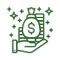 hand full of money drawing