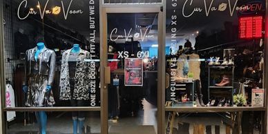 Front entrance to curva-voom