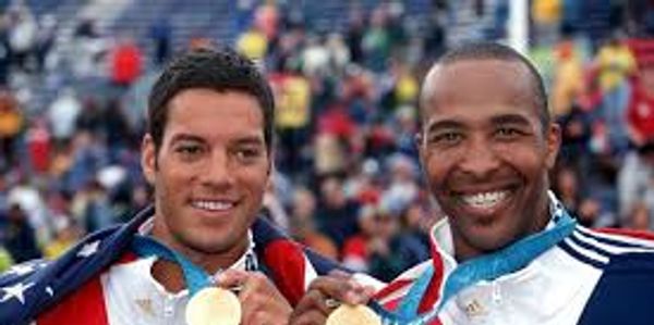 Dain Blanton & Eric Fonoimoana won the 2000 Olympic gold medal for the USA in beach volleyball in Sy