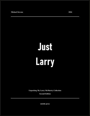 Book cover of 'Just Larry' by Michael Stevens, 2026 edition.