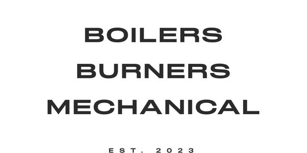 Simple text logo for Boilers Burners Mechanical, established in 2023.