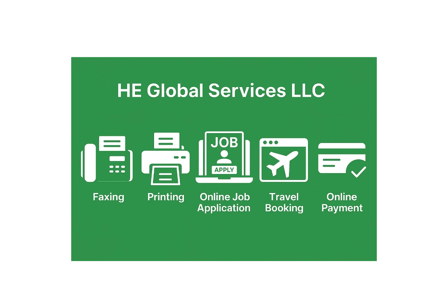HE Global Services LLC is Multiservice Company which connect you with resources all in one place.