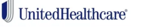 UnitedHealthcare logo with blue and white shield design.