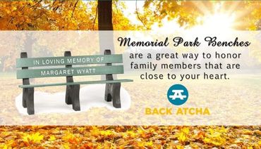 6' Recycled Engraved Memorial Park Bench