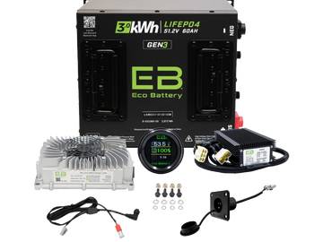 Eco Lithium 51V 60Ah Gen3 Battery Bundle - Cube