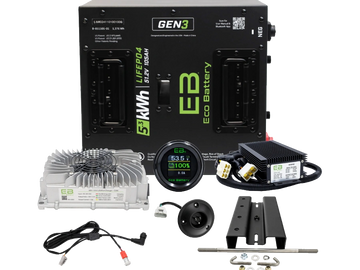 Eco Lithium 51v 105ah Gen3 Battery Bundle - Thru Hole