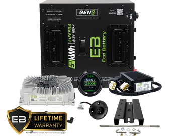 Eco Lithium 51v 105ah Gen3 Battery Bundle - Thru Hole