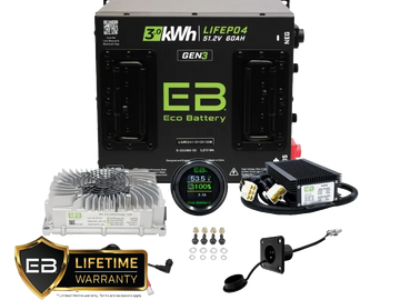 Eco Lithium 51V 60Ah Gen3 Battery Bundle - Cube