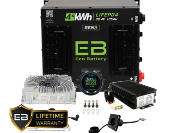 Eco Lithium 38V 105ah Gen3 Battery Bundle - Cube