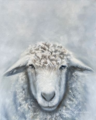 Sheep oil on canvas
