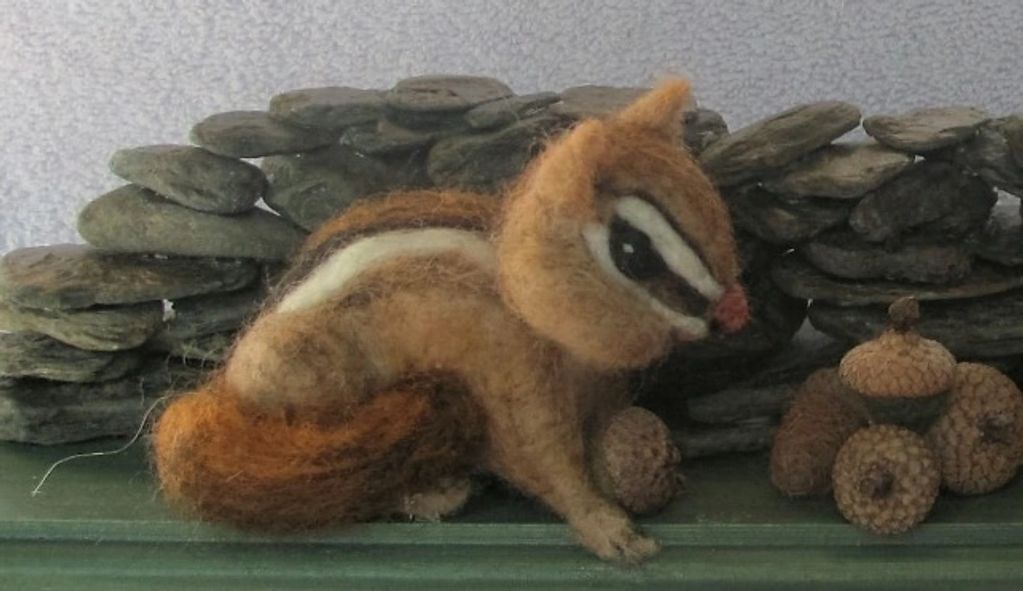 Chipmunk for Felting Class