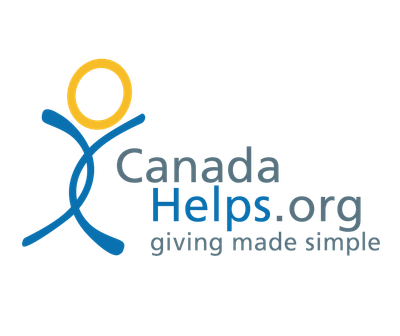 Logo de CanadaHelps.org avec slogan.