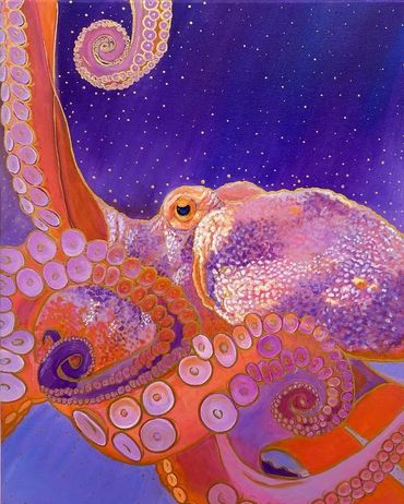 "Sacred Tides" 16x 20in, Acrylic on Canvas. (Original Available)