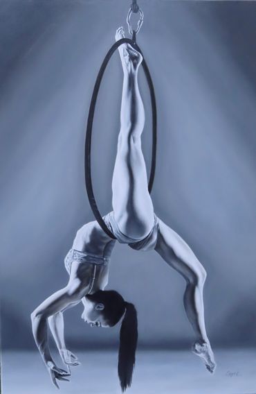 "Lyra Dancer" 24x 36in, Oil on Canvas. (Original Available)