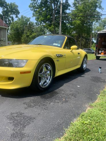 Nice wash and wax on this nice BMW.