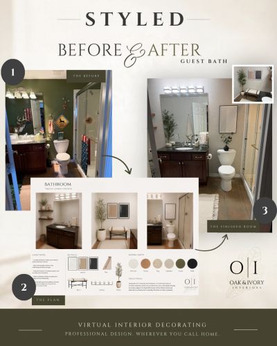 STYLED | Before & After Guest Bathroom