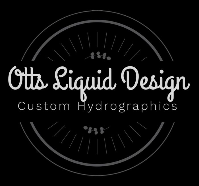 Logo for Otts Liquid Design, specializing in custom hydrographics.