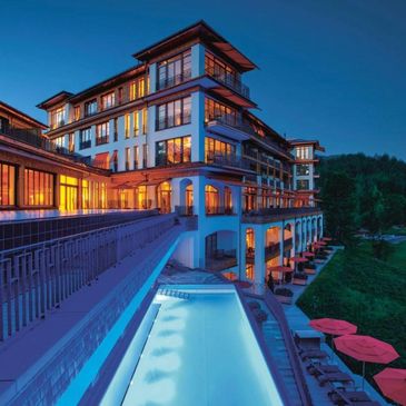 Elmau, Bavarian Alps castle, cultural events, mountain scenery