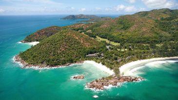 Seychelles 18-hole golf, secluded paradise, pristine beaches