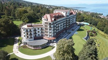 Evian-les-Bains, Lake Geneva views, historic grand hotel