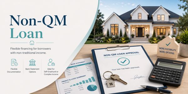 Non-QM loan flexible financing for non-traditional income borrowers.