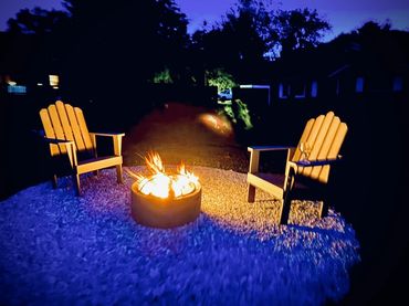 Round Stone Firepit- Lakeside