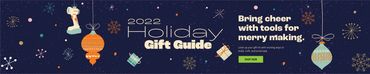 WORX tools home page Holiday Gift Guide Banner.