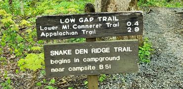 Common Trailhead sign within the Smokies