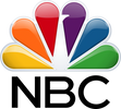 NBC logo featuring a colorful peacock design.