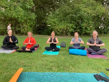 Come and join us Sunday Yoga Class in the Park Leighton Buzzard
