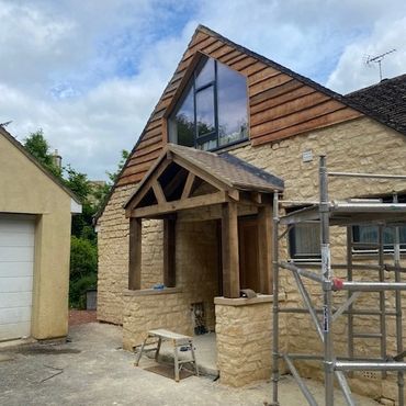 New porch in cirencester