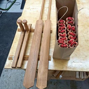 various kobudo weapons for delivery