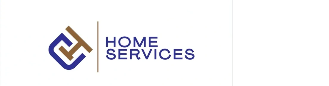 Logo for a home services company with modern design.