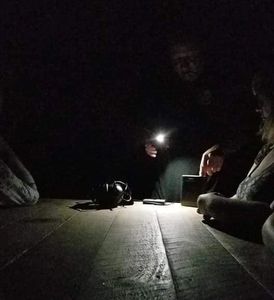 Case Manger Al James SRS Paranormal leads a public investigation