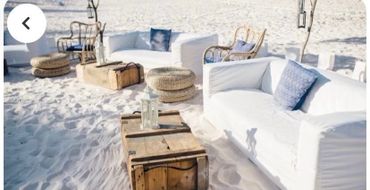 Beachfront Event Lounge Furniture