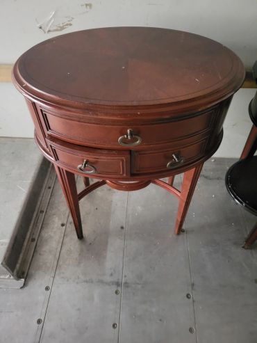 Oval side table $50