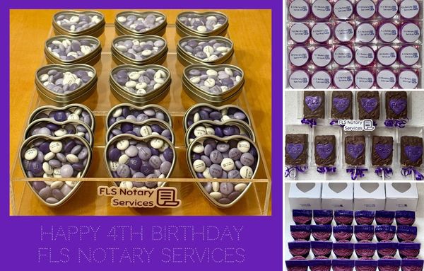 Celebrating 4 years of business in San Francisco for FLS Notary Services