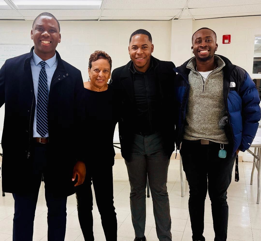 Joshua Omolola, Beverly Ball, Malik Worthy, and Greg Amobi