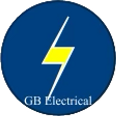 Logo of GB Electrical featuring a yellow lightning bolt and company name.
