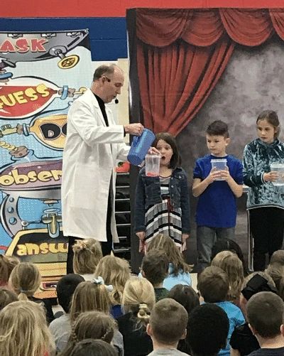 Marty Hahne presents the Wacky Science elementary school program