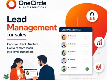 Lead management for sales to convert leads into loyal customers.
