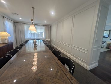 Custom wall panelling installation Sydney