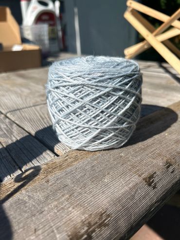 Crushed Gardenia Seeds (aka Cape Jasmine) yields a stunning blue!