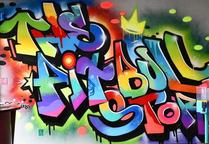 This one of a kind peice of art was added on the South entry wall on 3/8/2020 by g_gerbo !!!