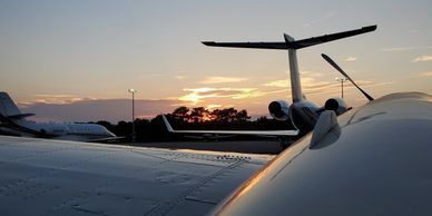 One of our corporate jet customers in Nantucket