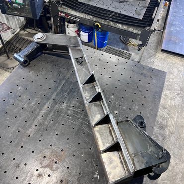 Jib crane for a mini hoe