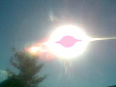 MIKE'S FAMILY PHOTO OF A UFO